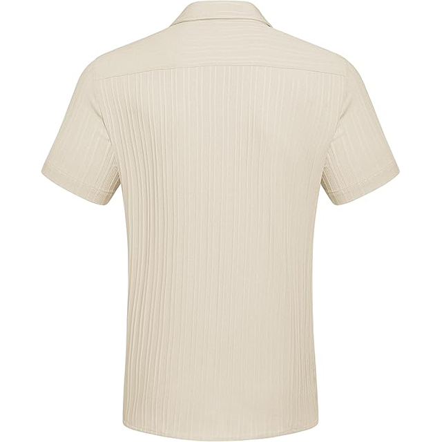 men's casual button down shirts short sleeve textured summer beach shirt with pocket men's casual button down shirts short sleeve textured summer beach shirt with pocket