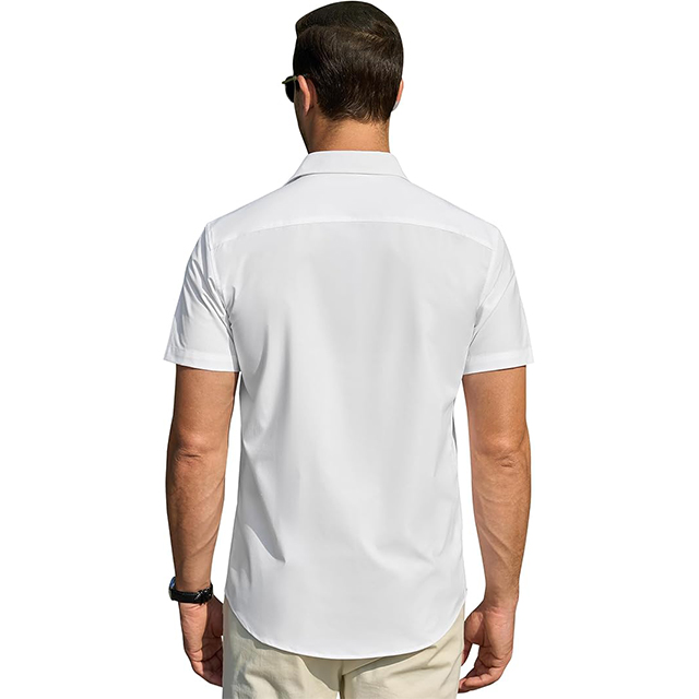 men's short sleeve button down lyocell shirts casual summer beach cuban collar wedding shirt with pockets men's short sleeve button down lyocell shirts casual summer beach cuban collar wedding shirt with pockets
